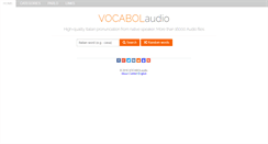 Desktop Screenshot of en.vocabolaudio.com