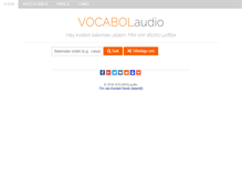 Tablet Screenshot of nb.vocabolaudio.com