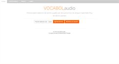 Desktop Screenshot of fr.vocabolaudio.com