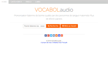 Tablet Screenshot of fr.vocabolaudio.com