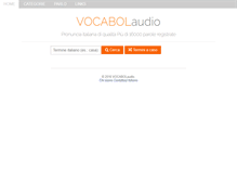 Tablet Screenshot of it.vocabolaudio.com